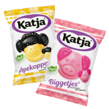 Katja apekoppen, biggetjes of yoghurtgums